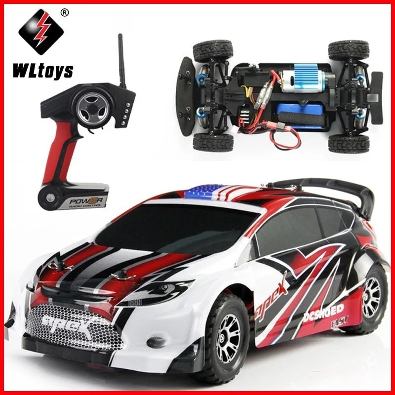 

Гоночный Радиоуправляемый автомобиль WLtoys A949, оригинальный RTR 4WD 2,4 ГГц, игрушечный автомобиль с дистанционным управлением 1:18, высокоскорост...