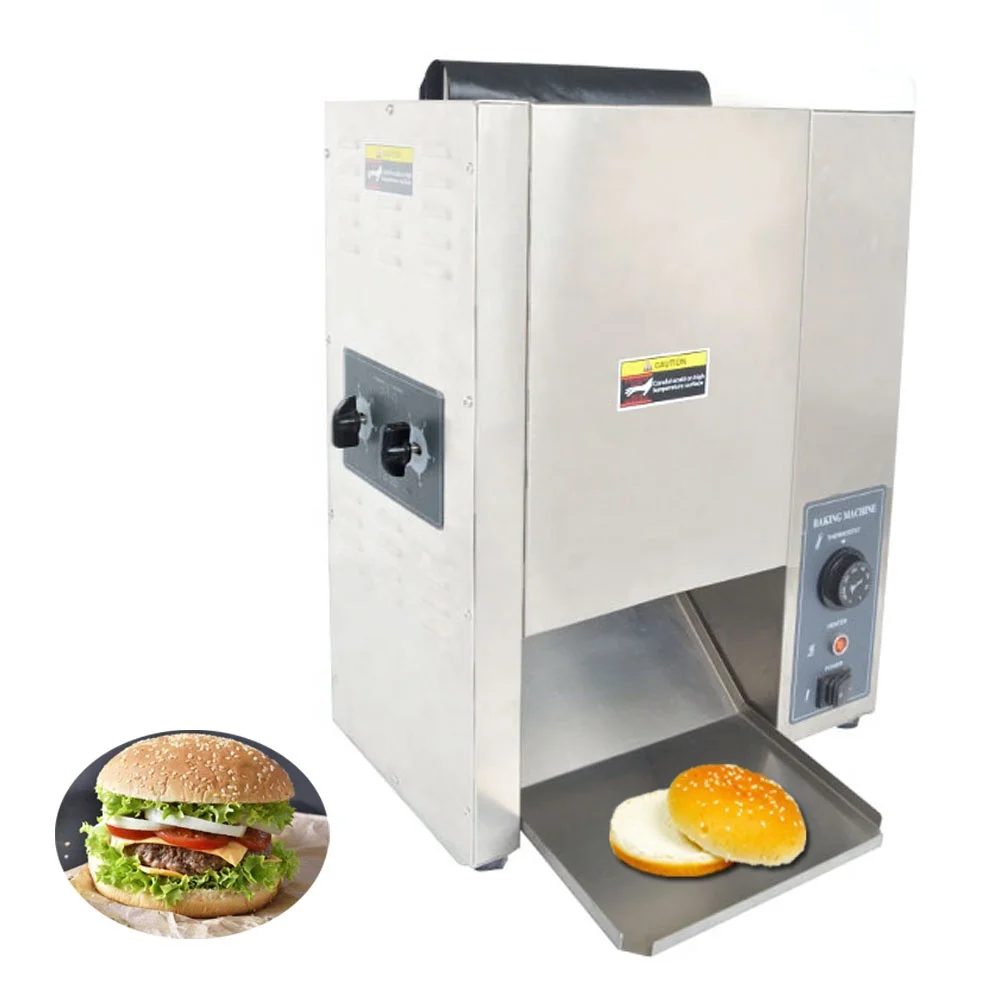 

Multifunctional Conveyor Chain Toaster / Hamburger Bun Toaster Machine / Vertical Contact Conveyor Toaster For Hamburger Shop