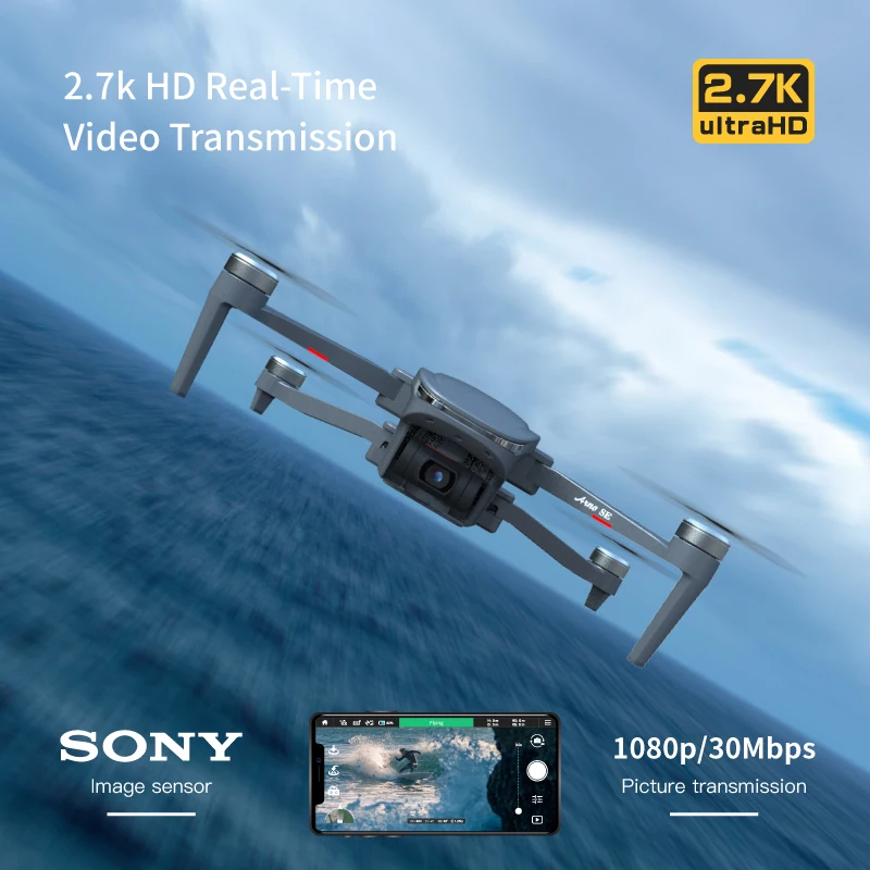 C-FLY Arno SE Дрон 2 7 K Профессиональный 3-осевой микро карданный 5G Wifi GPS с HD камерой FPV
