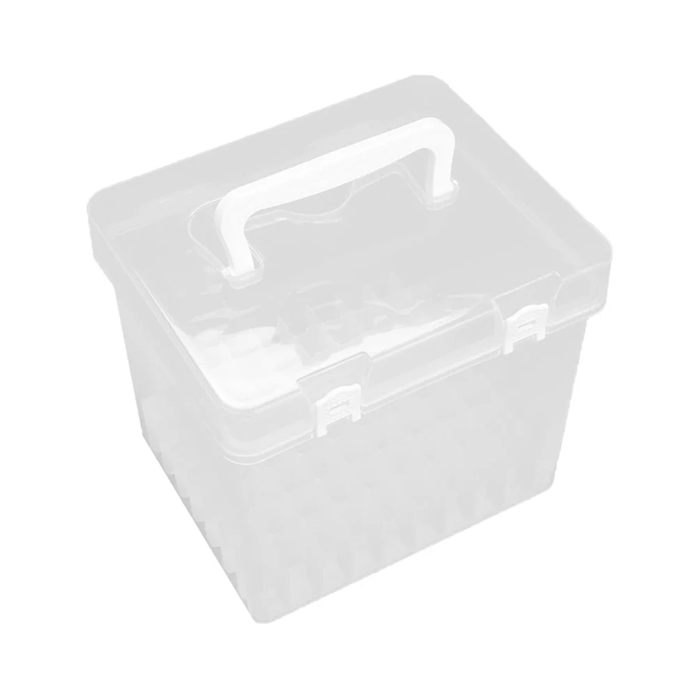 

1pc Multifunctional Portable Stationery Box Mark Pen Storage Bucket (White)