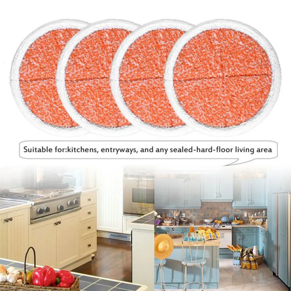 

4 шт., коврики из микрофибры для мытья пола