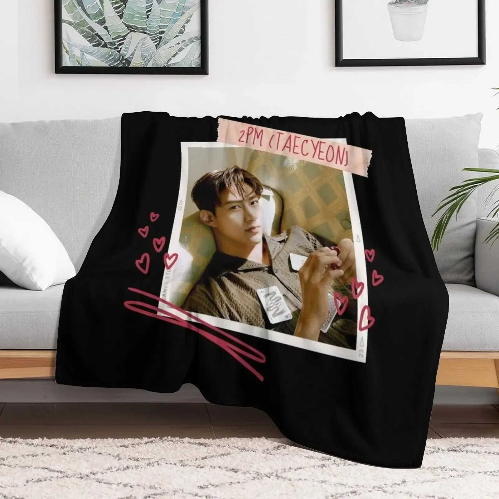 PM - 2PM OK TAECYEON одеяло Vincenzo Cassano плюшевое персонализированные подарочные одеяла