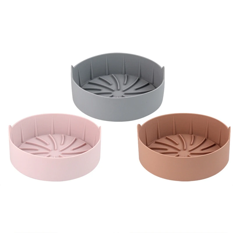 

ГОРЯЧИЙ Силиконовый горшок, круглая фритюрница, противень для выпечки в духовке, поднос для хлеба, жарки, курицы, пиццы, корзина ковер, сменн...
