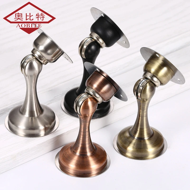 Магнитный дверной ограничитель AOBT из нержавеющей стали наклейка скрытые дверные