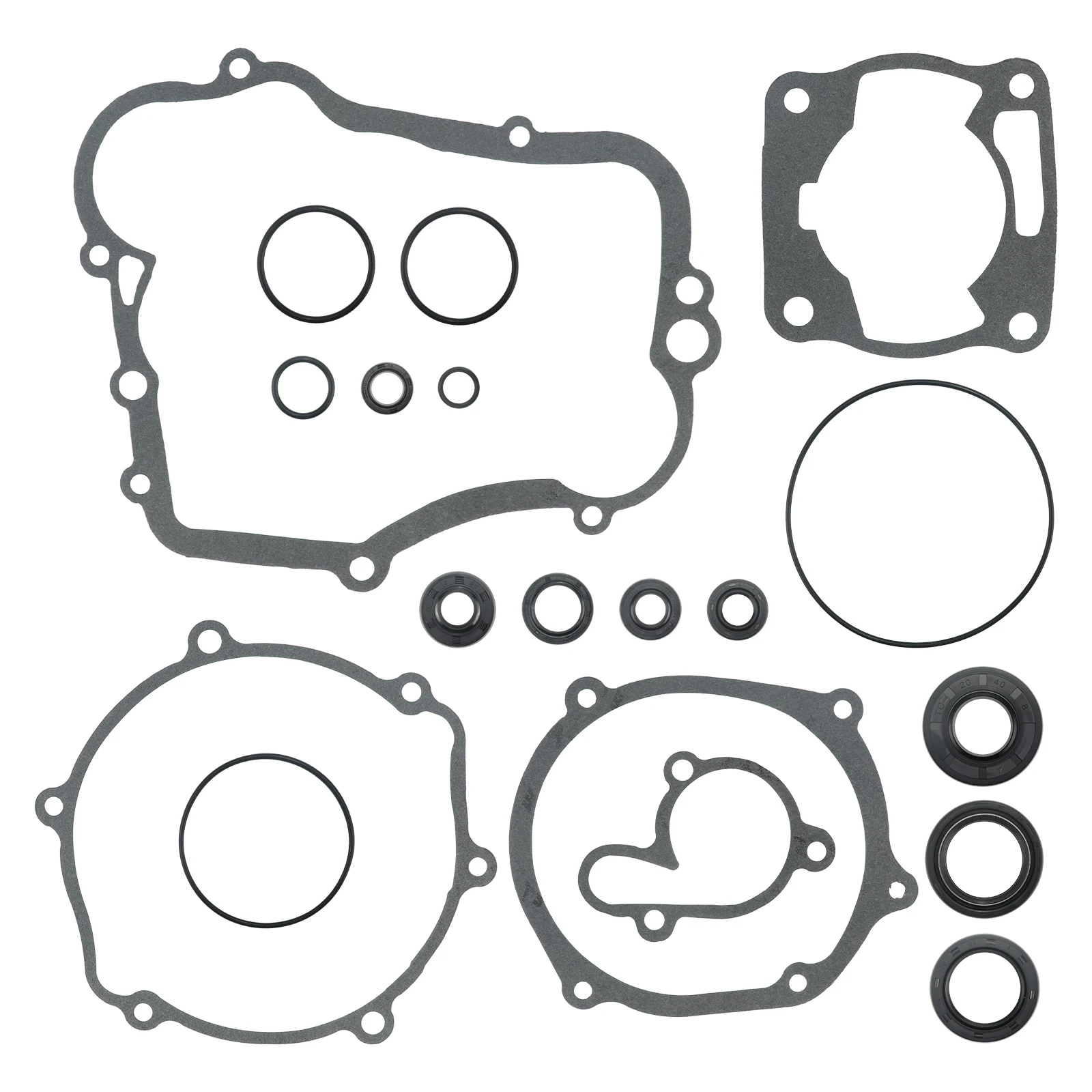 

Полный комплект прокладок двигателя с верхним и нижним концом подходит для Yamaha YZ85 2002-2017 гг.