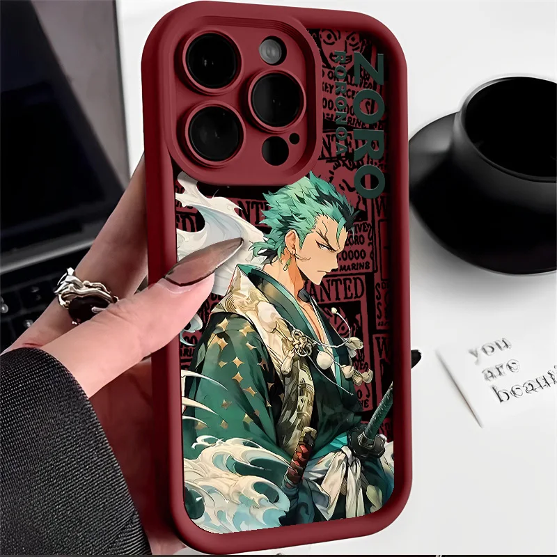 Фото Крутой чехол для телефона с изображением аниме One Piece для Xiaomi Redmi 15 14C 13 13C 12 12C K50 K40 10C 10 9T 9C 9A K30 4G 5G, мягкая задняя крышка из ТПУ №3
