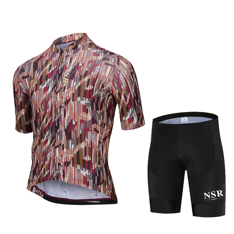 

Комплект одежды NSR RAUDAX мужской для велоспорта, Джерси, велосипедные шорты, штаны, дорожный велосипед, комплект одежды для горного велосипеда