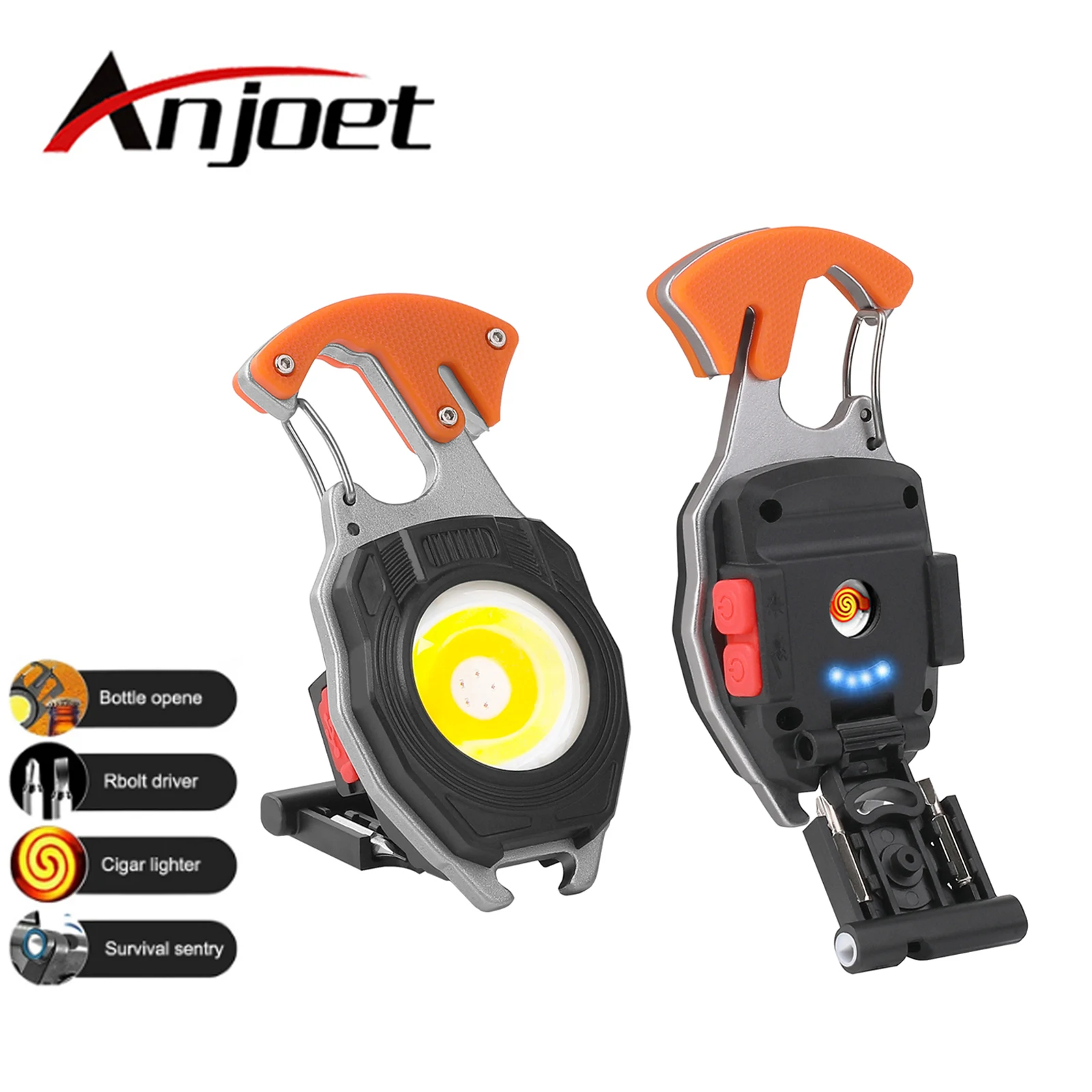 Cob Light Screwdriver Wrench Tactical Emergency Lamp