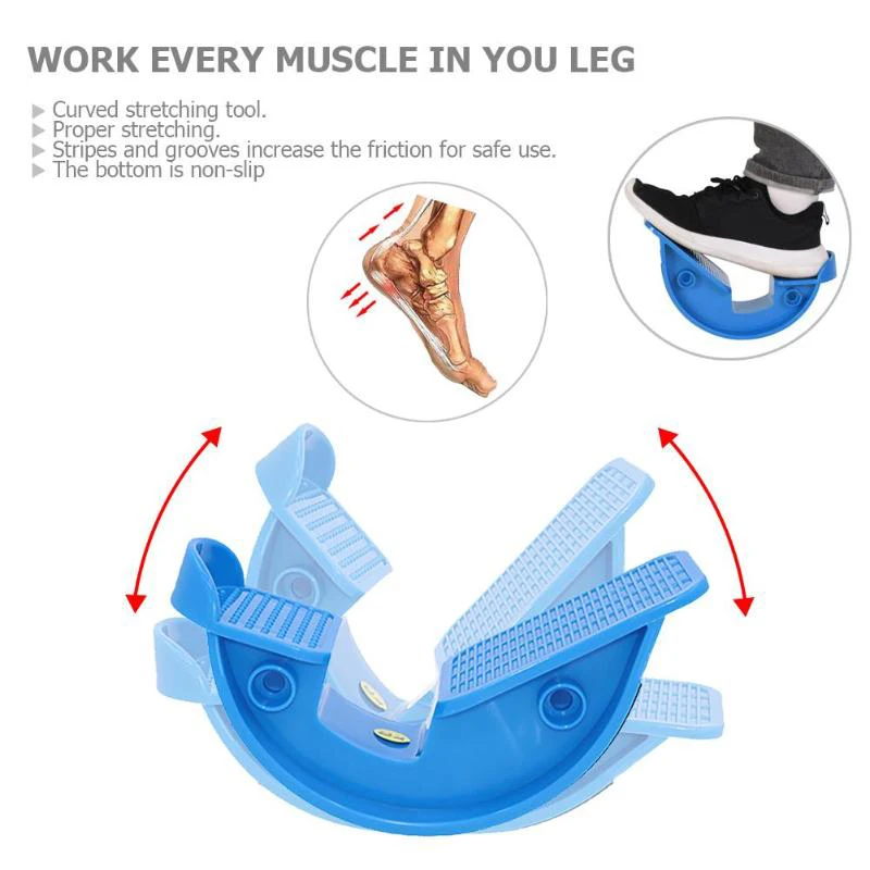 

New-Foot Stretcher Rocker Ankle Stretch Board For Achilles Tendinitis Muscle Calf Stretch Yoga Fitness Sports Massage Pedal