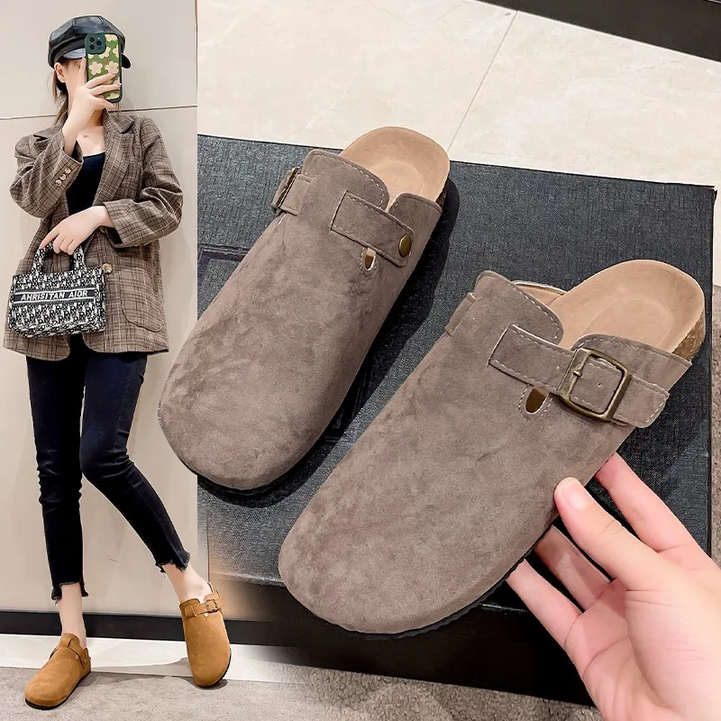 2022 New Summer Couple Slippers Woman Man Clogs Sandals Women Casual Beach Gladiator Flat Shoes Flat Footwear Mules Plus Size 45