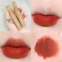 5 colors matte velvet lip glaze waterproof lasting moisturizing lip gloss matte non stick cup no fading lipstick makeup