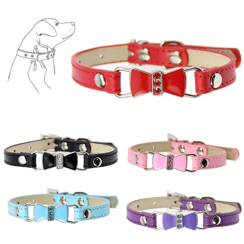 

2023NEW Collar Leather Pet Dog Collar Leash Used for Small Medium Large Dogs Cats Outdoor Walking Pet Supplies Necklace Accessor