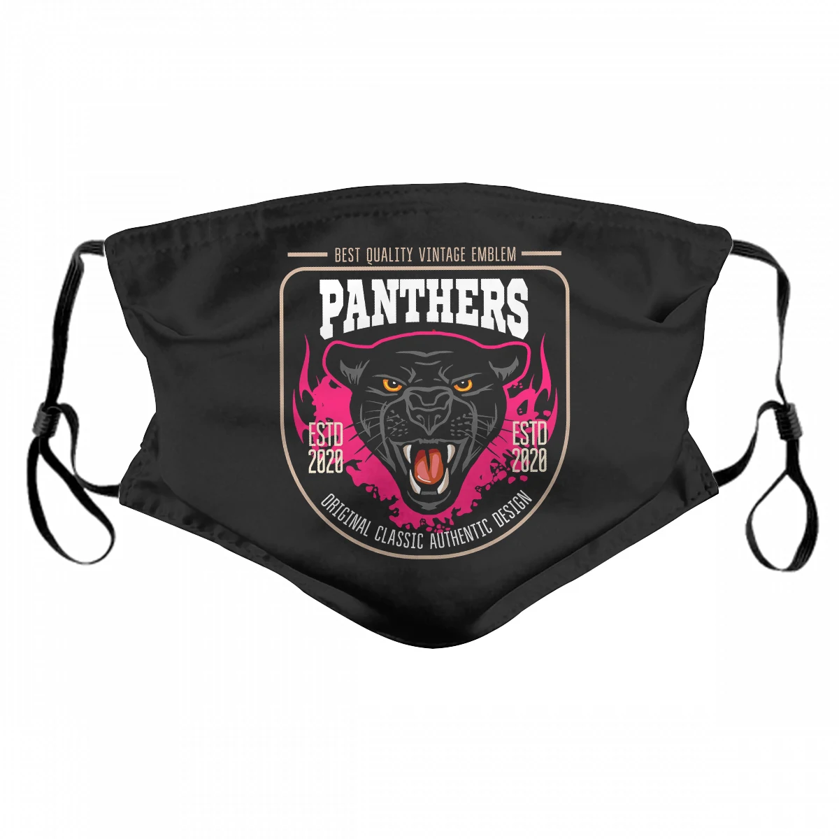 

PANTHERS2020 Tide Brand Tide Cool Casual Retro Punk Design Reusable Adult Face Mask Mass Effect Dust Protective Cover Muffle