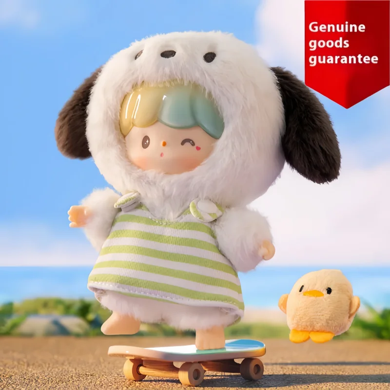 Фото Новая оригинальная серия персонажей Zzoton Sanrio Love-League Buddies, глухая коробка, совместная коллекция продуктов, игрушечная сумка, подвески в подарок №3