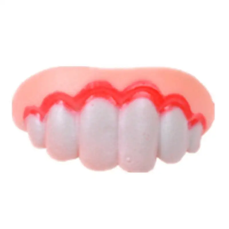 Zombie Tooth Entertainment Halloween Simple Portable Props Toy Comfortable Funny Dentures Non-toxic Durable Home Furnishing