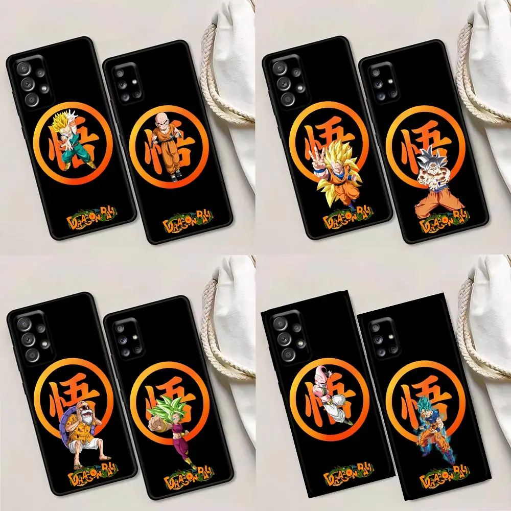 

3D Dragon Ball Goku Anime Phone Case for Samsung A01 A02 A03s A11 A12 A13 A21s A22 A31 A32 A41 A42 A51 4G 5G Soft Silicone Case