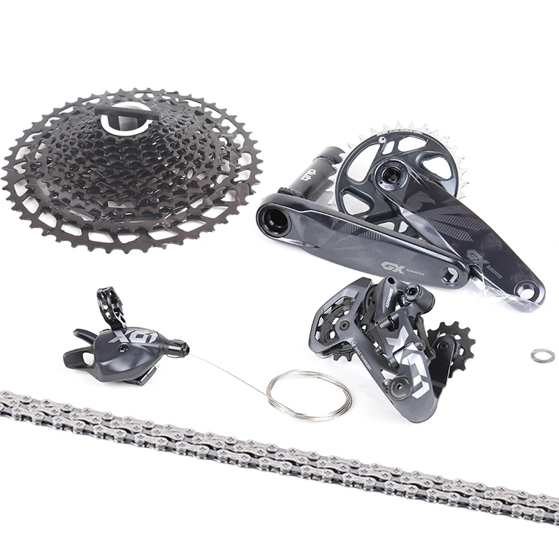 

SRAM X01 EAGLE XO1 1X12 Speed Bicycle Groupset GX DUB Crankset Shifter Trigger Lever Rear Derailleur 11-50T Cassette Chain Kit