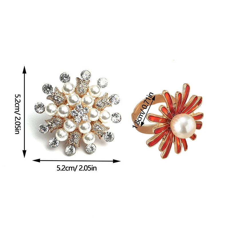 Жемчужные Открытые Кольца для женщин аксессуары ногтей фотосессия ручная работа