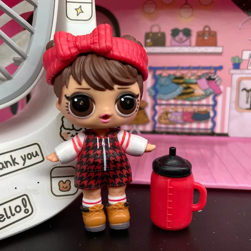 Мультяшная кукла MINISO 8 см комбинированные аксессуары для одежды игрушка сделай