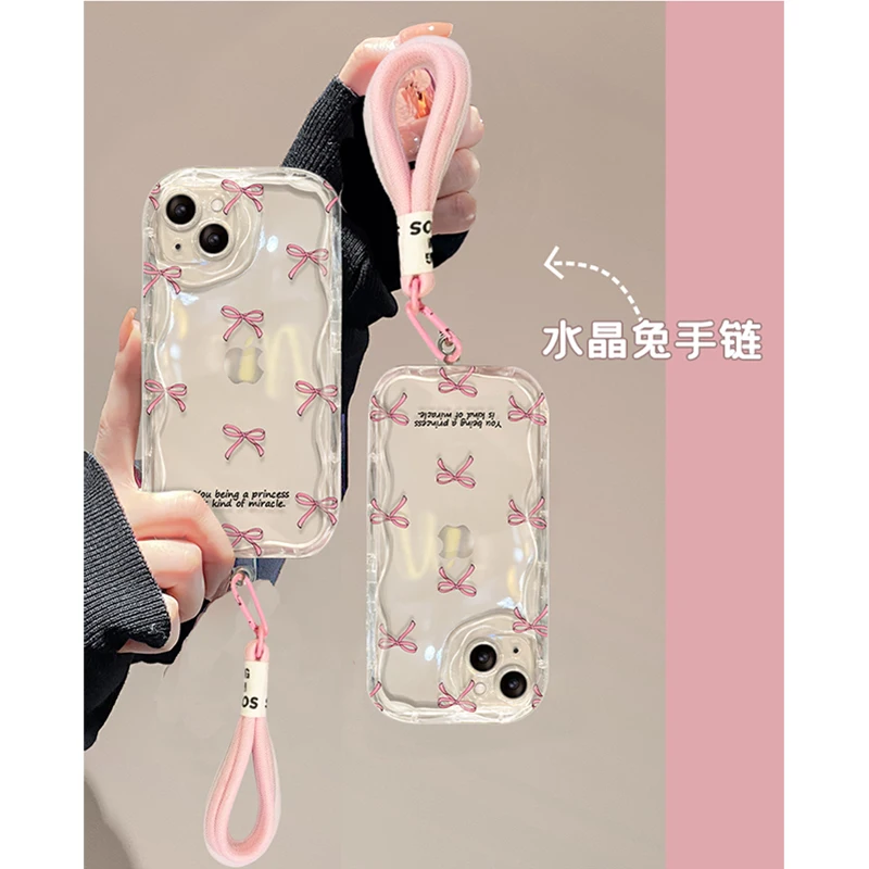 Прозрачный рисунок для Redmi Note 13 9 12 11s 12s 9s 10s 10C 9A 9C 9T Poco X6 X5 X3 Pro 4G чехол Mi 11 Lite Wave patt