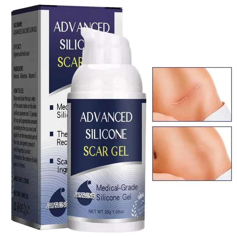 

Крем для удаления шрамов от акне, прыщей, растяжек, гель для шрамов, сглаживающий уход за кожей тела, способствует регенерации клеток, 30 г