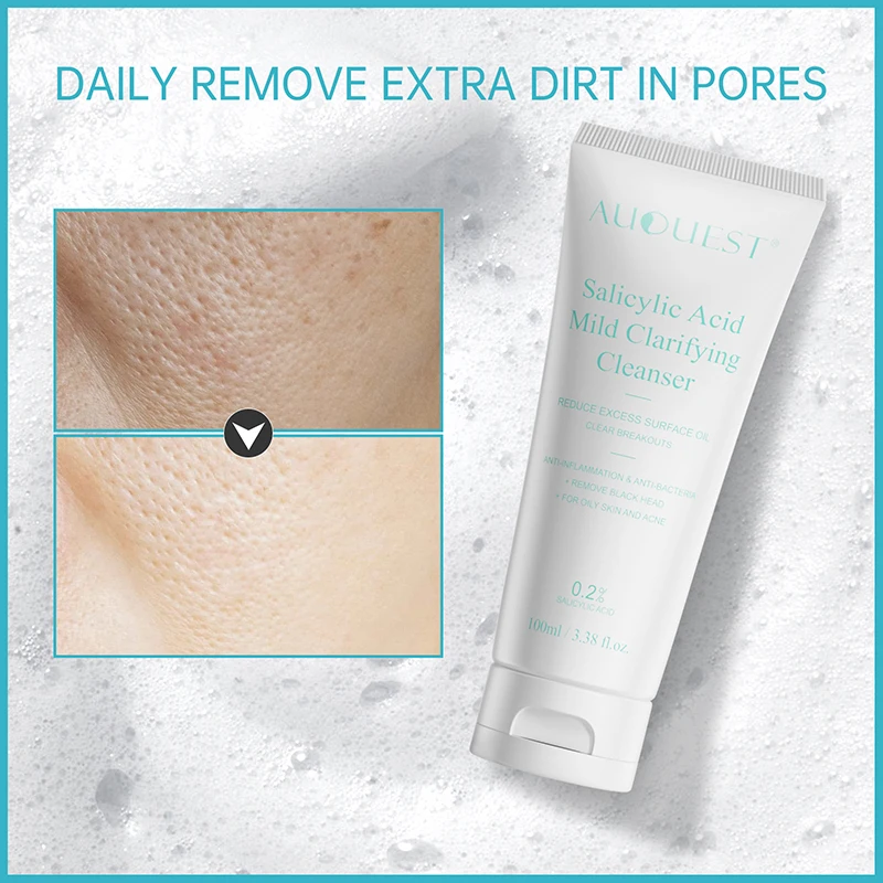 

100ml Face Exfoliating Cleaner Salicylic Peeling Gel Remove Black Dots Deep Cleaning Moisturizing Korean Skin Care Cosmetics