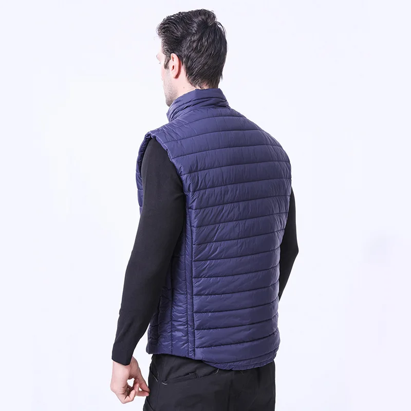 ESDY 2022 Outdoor Winter Warm New Electric Vest USB Stand Collar Charging Intelligent Men's Electric Vest Winter Jackets
