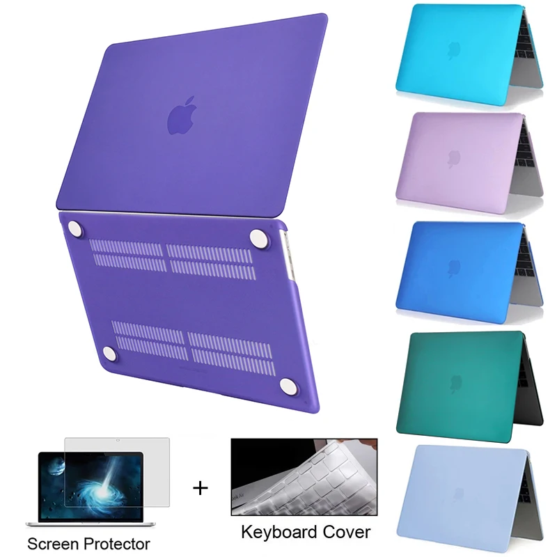 

2022 Laptop Case For Apple Macbook M1 M2 Air Pro Chip 13.6 A2681,14.2 A2442,16.2 A2485,A2337,A2338 Retina 11 12 13 15 inch Cover