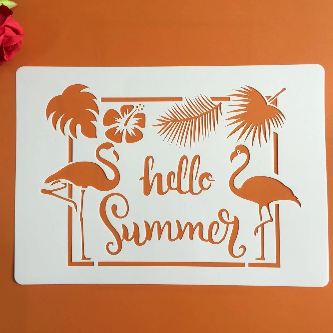 

Трафареты A4 29*21 см с фламинго, мандала, «сделай сам», настенная живопись, фотография, шаблон для карты