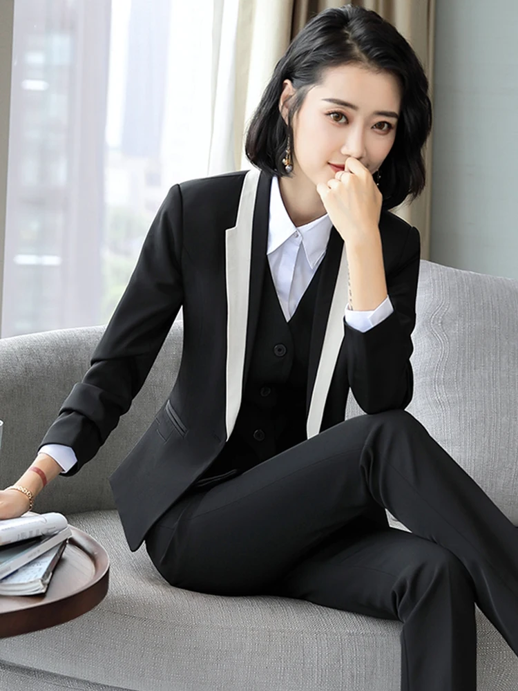 2023 New Spring and Autumn Guest look Suit set Women Casual Temperament Fashion British Sle Work Clothes Business Wear Adva...