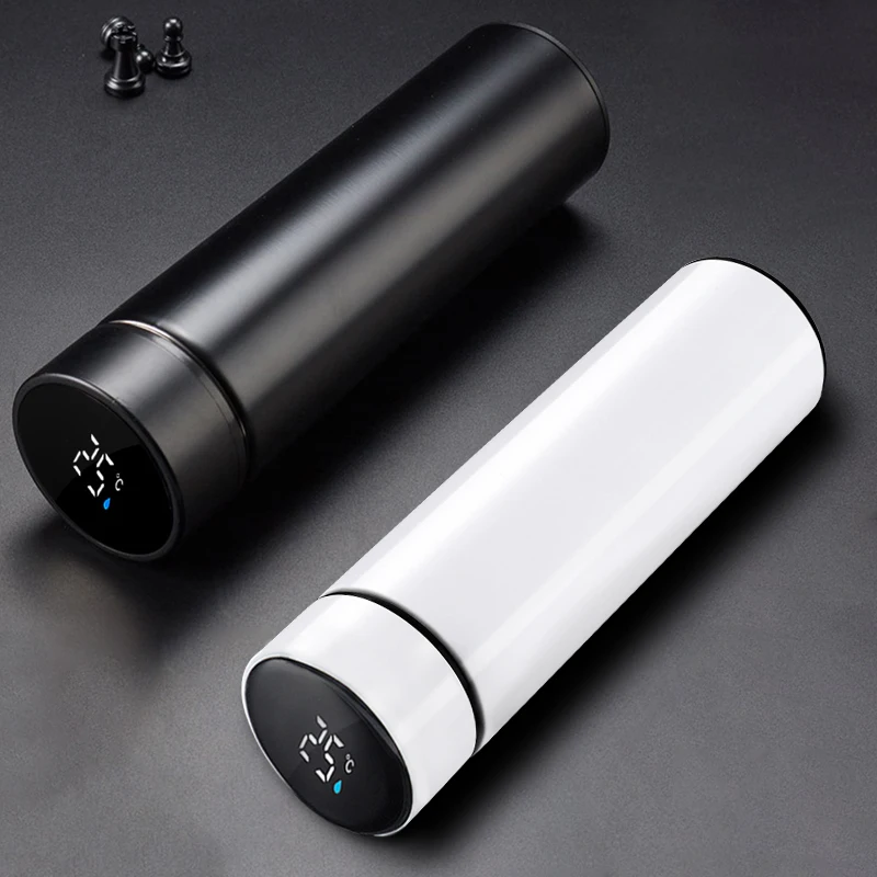 Умный портативный термос с дисплеем температуры 500 мл Стайлинг автомобиля для MG