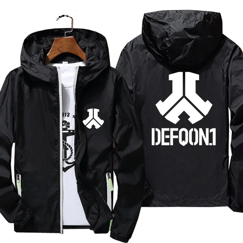 

Ветровка Defqon 1, тонкая Светоотражающая Солнцезащитная авиационная куртка-бомбер для мужчин и женщин, модная одежда большого размера