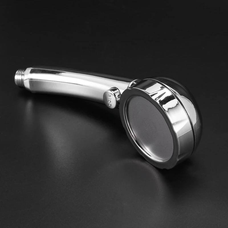 

Ручная Хромированная душевая лейка высокого давления, 2 шт., 3 режима работы, переключатель ON/OFF, пауза, экономия воды