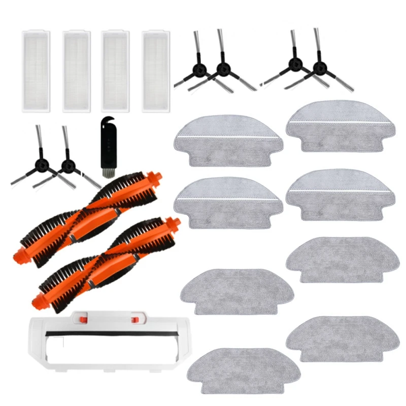

Roller Brushes Side Brush Hepa Filter Mop For Xiaomi Robot Vacuum-Mop STYTJ02YM Robot Vacuum Cleaner Replacement Parts