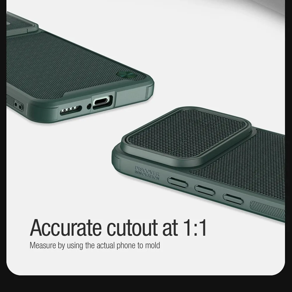 NILLKIN For Xiaomi 12T Pro Case Textured S Nylon Fiber Sliding Cover Design Case For Xiaomi 12T Back Cover For Redmi K50 Ultra