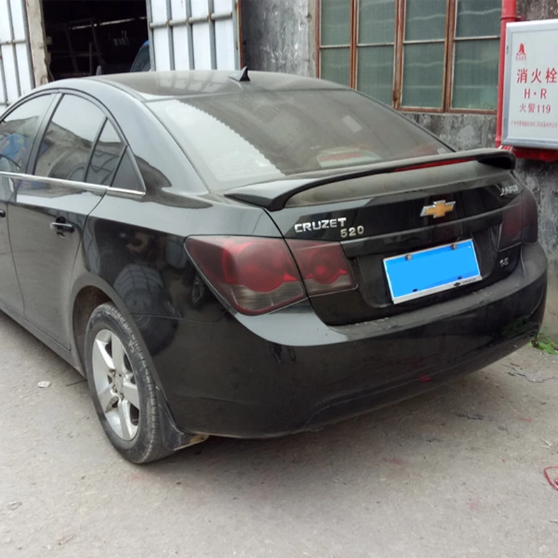 Фото Спойлер для Chevrolet Cruze 2009-2014 Cruze Lip Spoiler Высокое качество ABS Материал заднего крыла автомобиля Праймер Цвет Задний спойлер №3