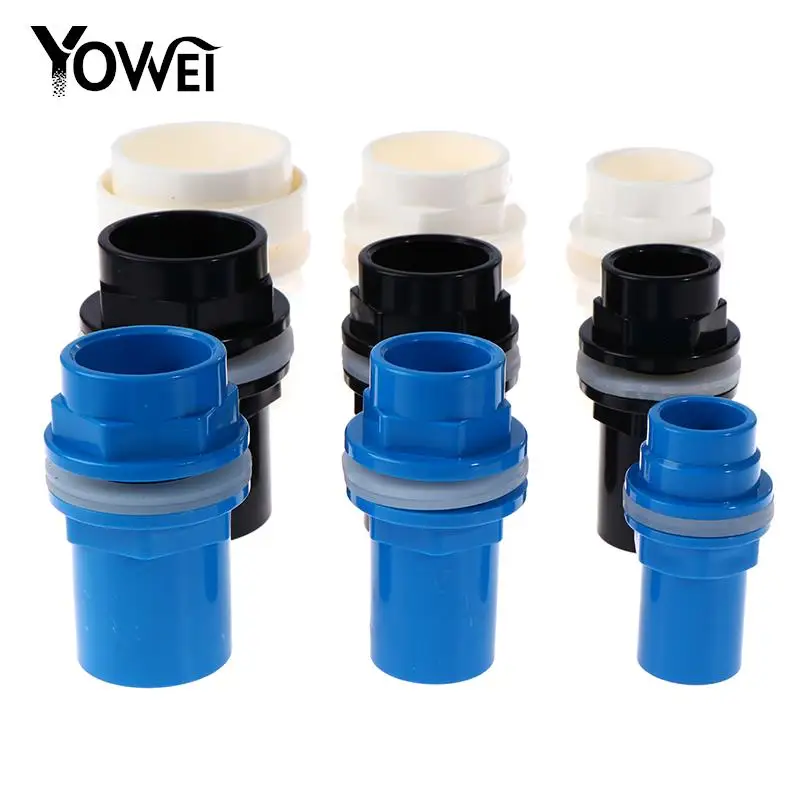 

Плотный соединитель для водопроводной трубы из ПВХ 1 шт., соединительный элемент для аквариума, прямые трубки, соединитель для шланга, садовый фитинг для гидропонной трубы