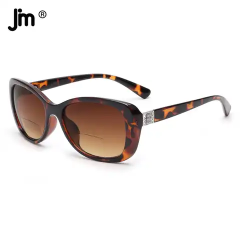 JM бифокальные Солнцезащитные очки для чтения, женские дизайнерские солнцезащитные очки
