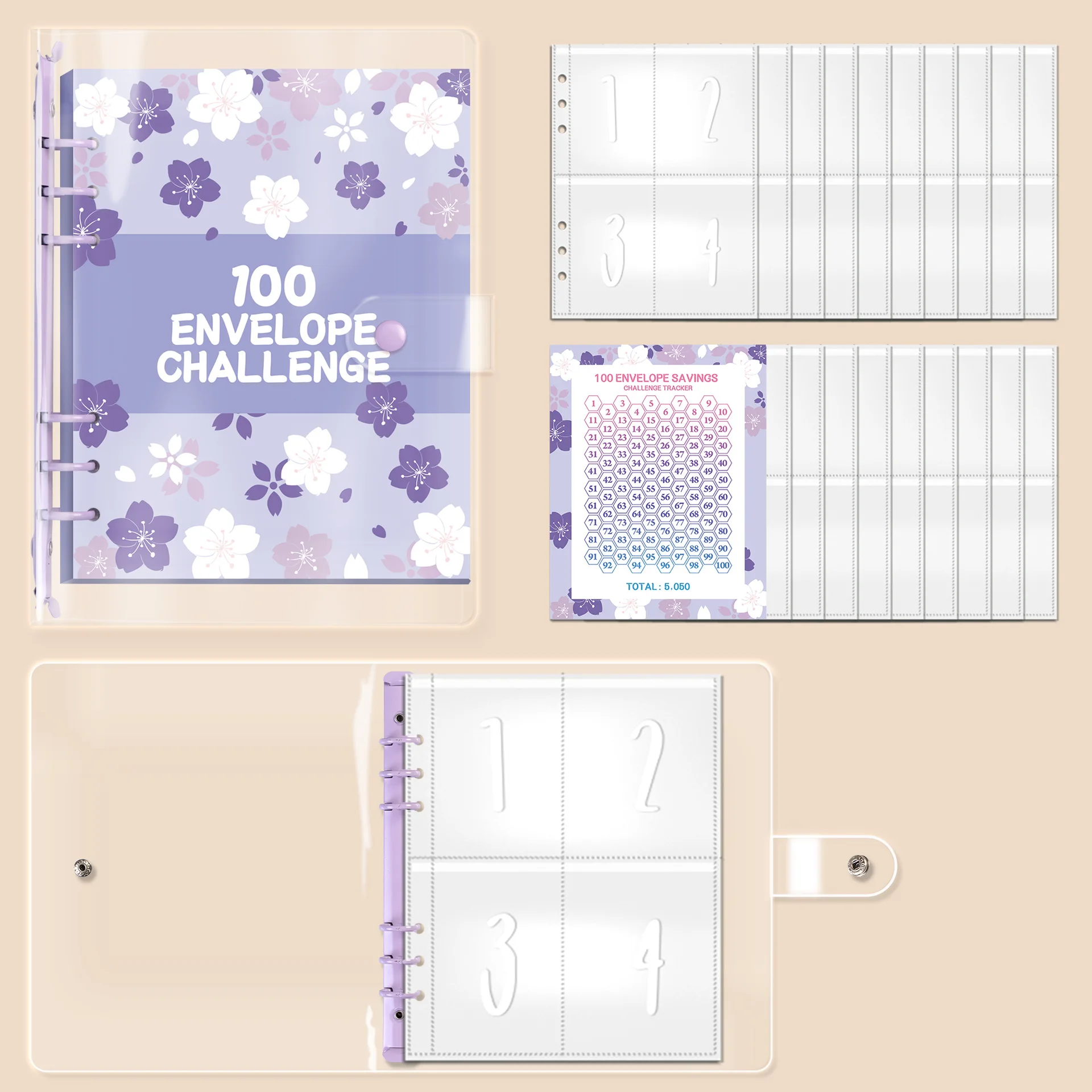 

Бюджетный планировщик Coliky "Цветы вишни"