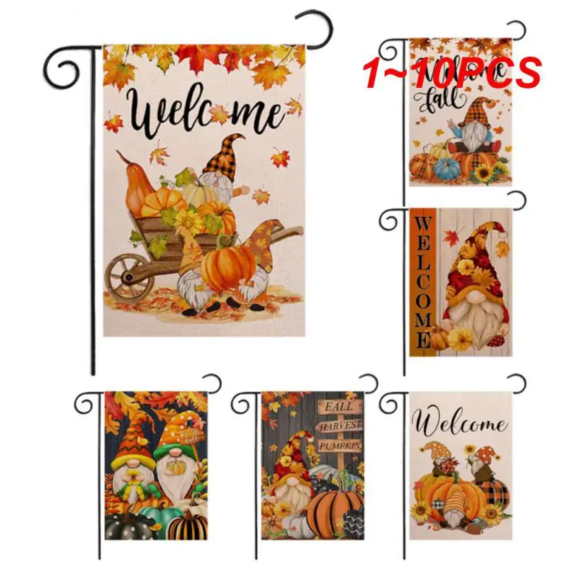 

Halloween Decoration Garden Flag Scene Arrangement Atmosphere Garden Banner Halloween Party Decoration Flag