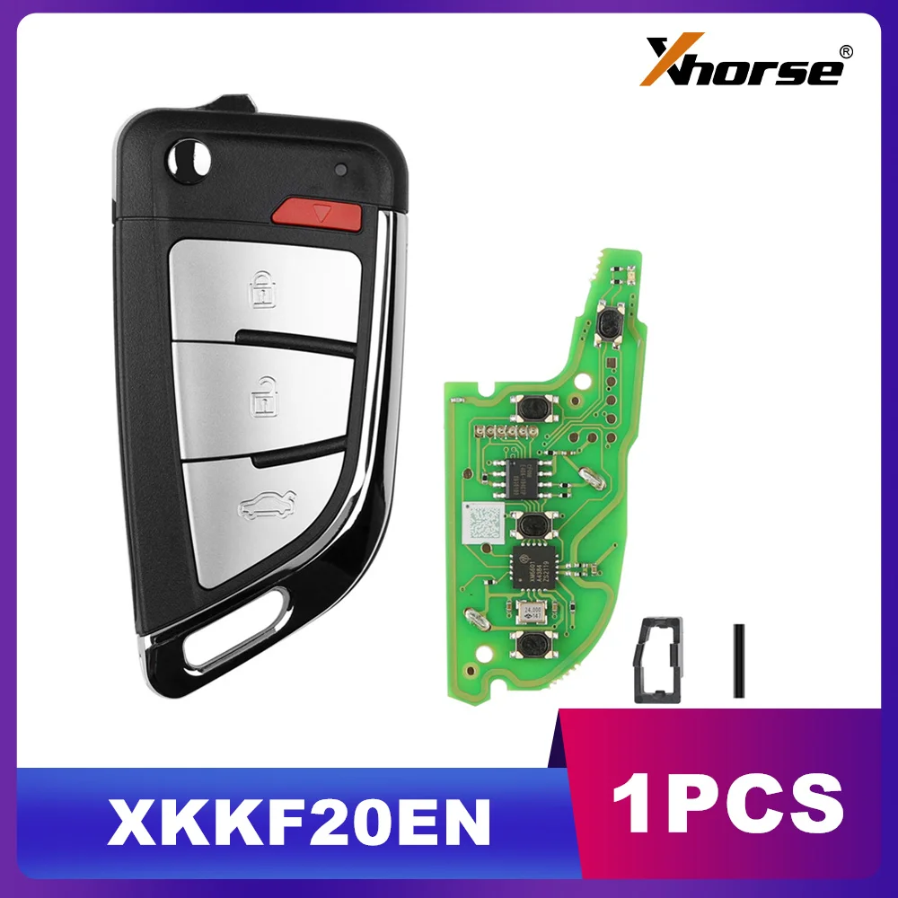 

1 шт. Xhorse XKKF20EN проводной нож для дистанционного ключа в стиле 3 + 1 кнопка