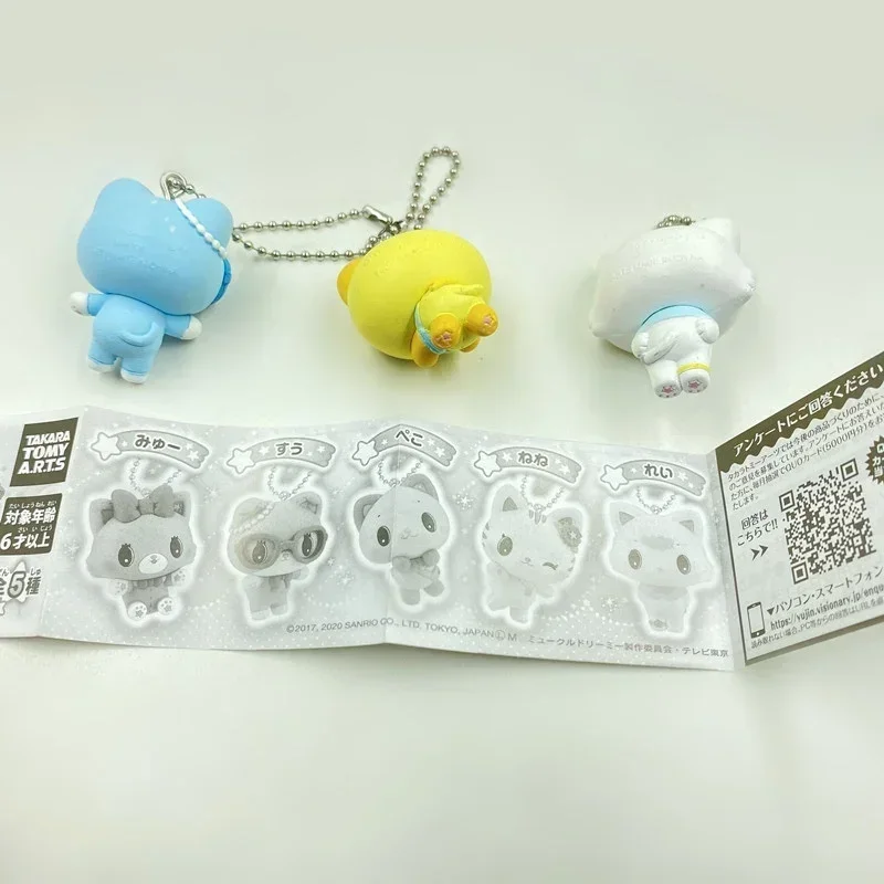 Оригинальный оригинальный брелок Sanrio Mewkledreamy Mix Mew Милая кавайная фигурка Аниме