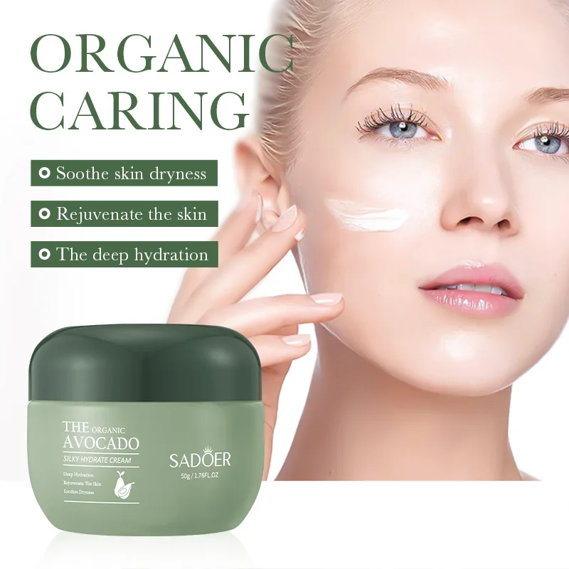 Avocado Face Cream skincare Moisturizing Anti-Aging Nourishing Anti-Wrinkle Facial Cream Beauty Face Skin Care Products