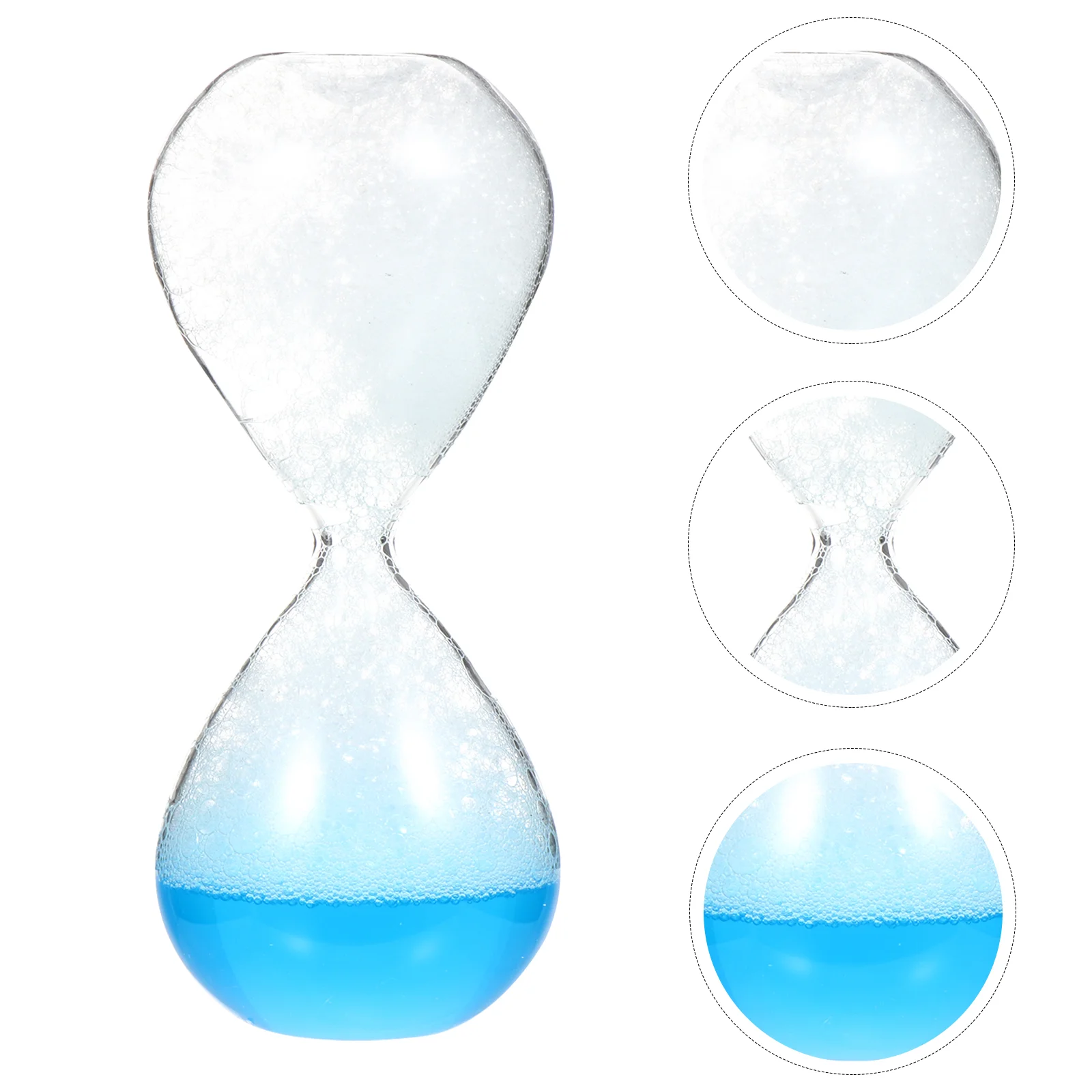 

Timer Hourglass Sand Liquidglass Clock Kids Timers Decor Bubbler Decorative Motion Toys Minute Bubble Sensory Adornment Time Toy