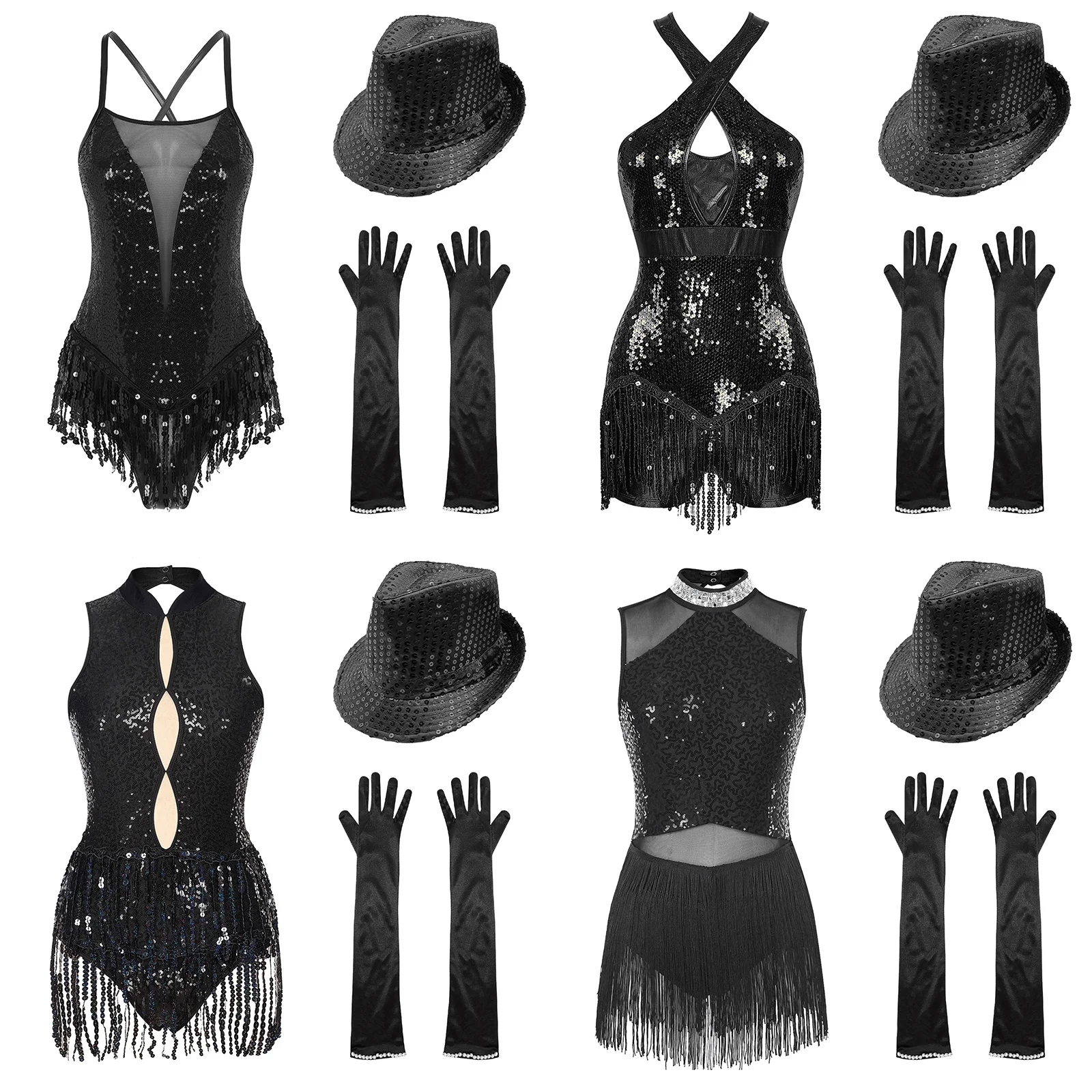 Женское современное латинское джазовое платье для танцев комплект костюмов