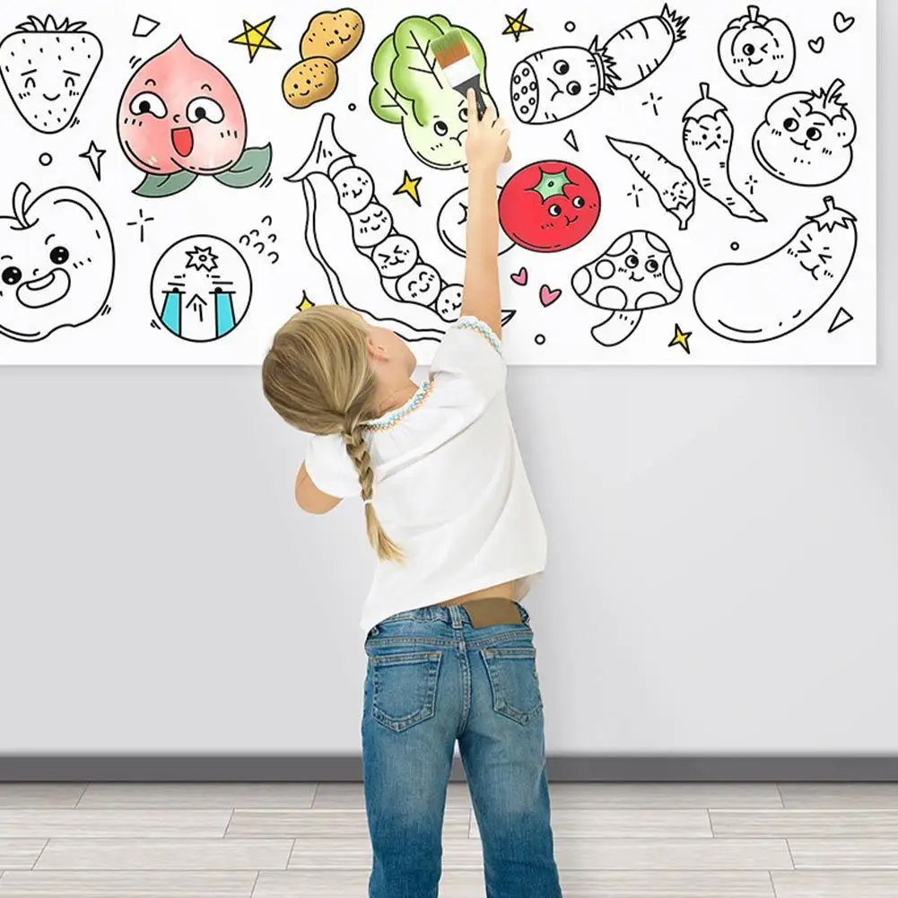 

Просвещение ребенка длиной 3 м можно размещать с бумагой для рисования граффити, грязные стены не могут использоваться в качестве наклеек, б...