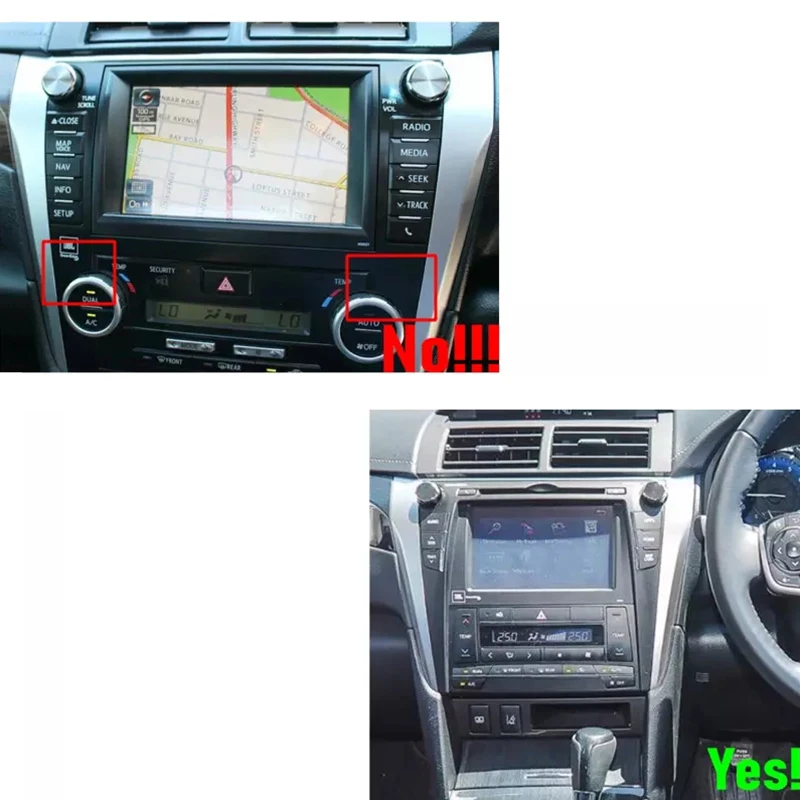 Фото Автомагнитола 10 дюймов для Toyota Aurion 2015-2018 с беспроводным CarPlay, Apple Android 15, GPS, управлением с руля, Bluetooth №3