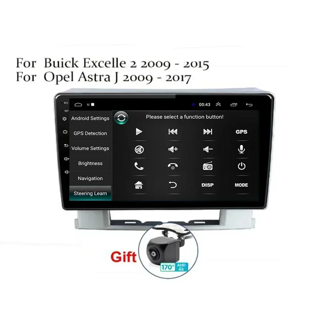 Android 13 2din Стерео автораido для Buick Excelle 2 2009-2015 Opel Astra J Автомобильная мультимедийная
