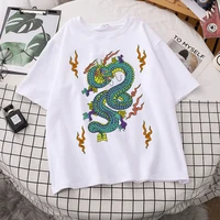 harajuku 2022 woman tshirts dragon kpop ropa mujer y2k tops aesthetic vintage femme t shirts korean style oversized t shirt