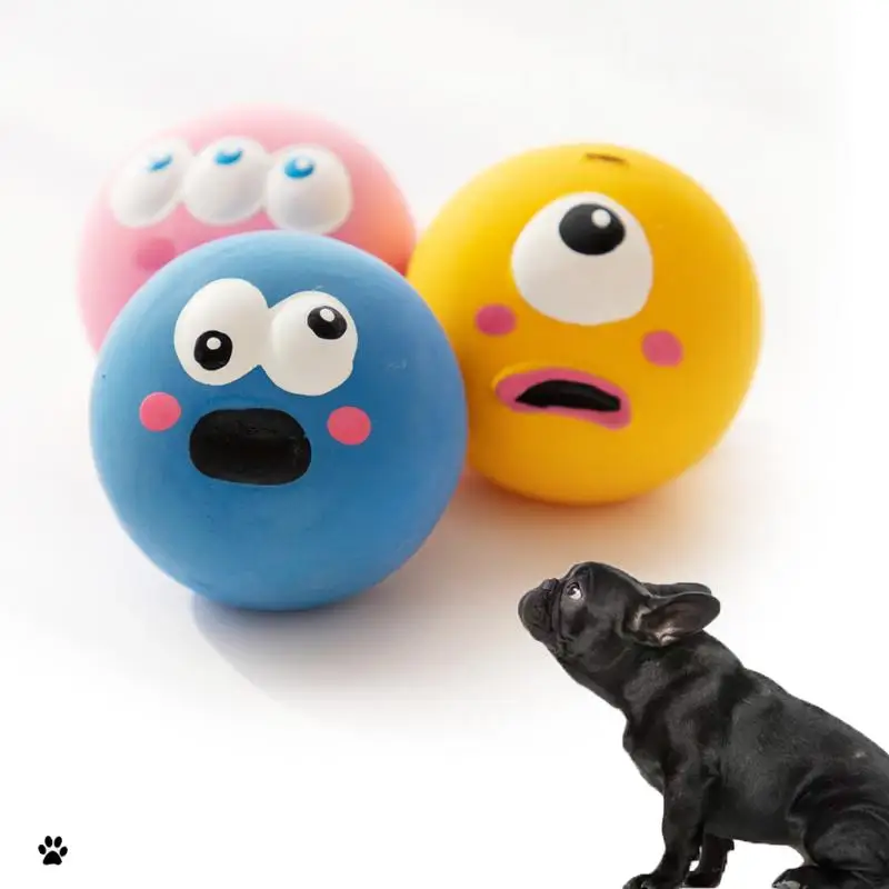 Pet Dog Toy Ball Molar Teeth Bite-Resistant Dog Bouncing Bal